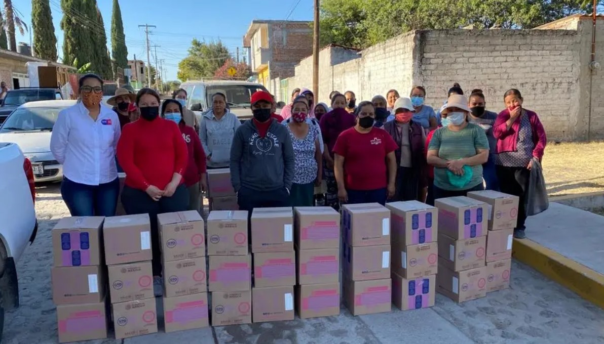 TV4 Noticias Guanajuato | Benefician a 300 familias con insumos ...