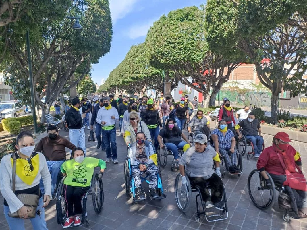 TV4 Noticias Guanajuato | Marchan guanajuatenses con discapacidad