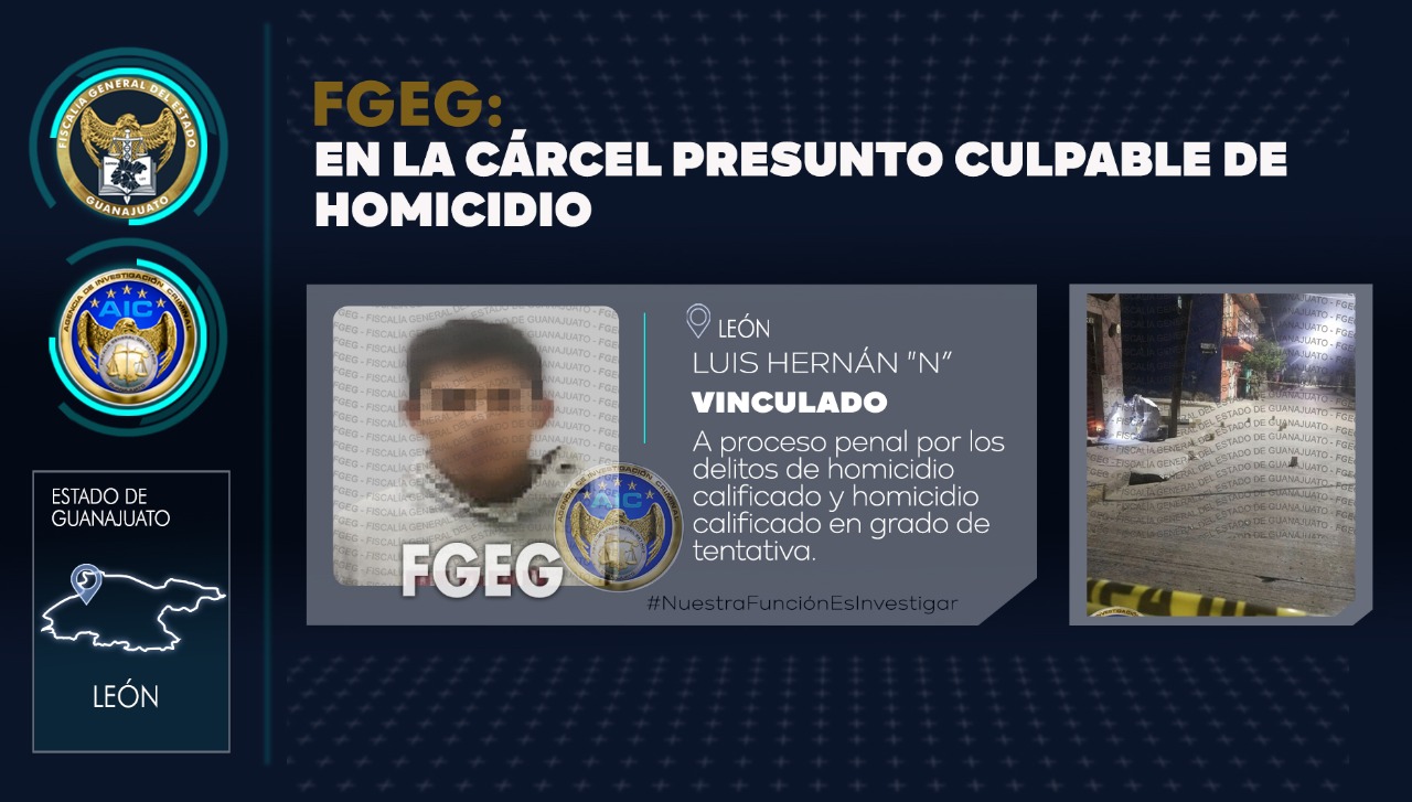TV4 Noticias Guanajuato | Vinculan al ‘Cholo’ por el homicidio de un ...