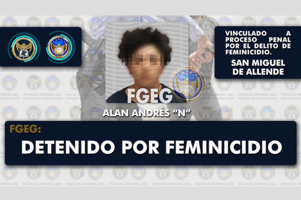 TV4 Noticias Guanajuato | Vinculan a proceso a presunto feminicida de SMA