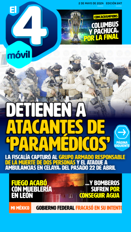 TV4 Noticias Guanajuato | Jueves, 2 de mayo